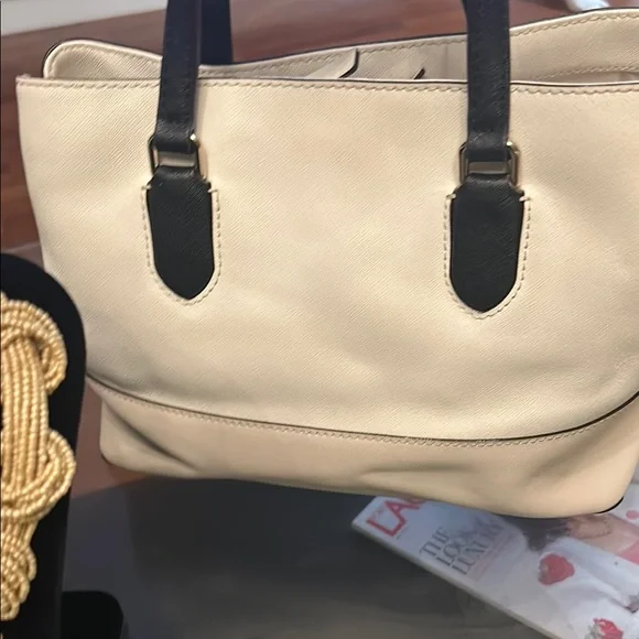 kate spade Cream and Black Tote Bag! Own that boss look babe!! - Picture 5 of 5